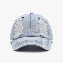 Load image into Gallery viewer, Distressed Cotton Baseball Cap