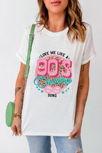 Load image into Gallery viewer, Graphic Round Neck Short Sleeve T-Shirt