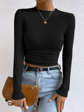 Load image into Gallery viewer, Honey Round Neck Long Sleeve T-Shirt
