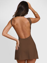 Load image into Gallery viewer, Backless Wide Strap Mini Dress