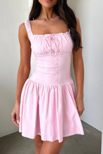 Load image into Gallery viewer, Decorative Button Square Neck Cami Dress