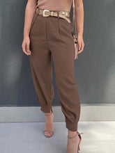 Load image into Gallery viewer, High Waist Cropped Pants