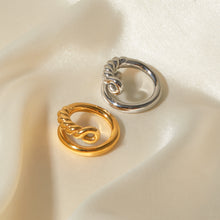 Load image into Gallery viewer, Stainless Steel Knot Bypass Ring