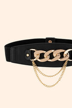 Load image into Gallery viewer, Chain Detail PU Leather Belt