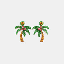 Load image into Gallery viewer, Rice Bead Coconut Tree Earrings