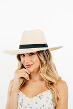 Load image into Gallery viewer, Fame Basket Weave Straw Sun Hat