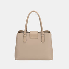 Load image into Gallery viewer, David Jones PU Leather Twist-Lock Tote Bag