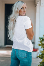 Load image into Gallery viewer, Graphic Round Neck Short Sleeve T-Shirt