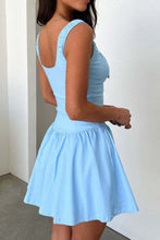 Load image into Gallery viewer, Decorative Button Square Neck Cami Dress