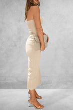 Load image into Gallery viewer, Slit Tube Midi Dress