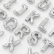 Load image into Gallery viewer, Copper Bubble Letter Pendant Necklace