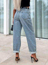 Load image into Gallery viewer, High Waist Wide Leg Jeans