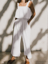 Load image into Gallery viewer, Square Neck Wide Strap Top and Pants Set
