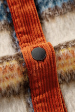 Load image into Gallery viewer, Plus Size Plaid Button Down Jacket
