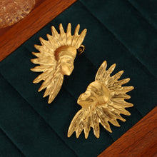 Load image into Gallery viewer, Titanium Steel Gold-Plated Earrings