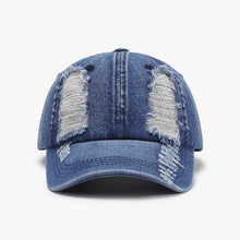 Load image into Gallery viewer, Distressed Cotton Baseball Cap