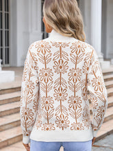 Load image into Gallery viewer, Angel Wings Flower Turtleneck Long Sleeve Sweater