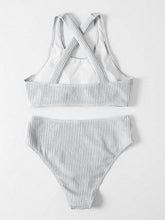 Load image into Gallery viewer, Crisscross Wide Strap Two-Piece Swim Set