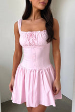 Load image into Gallery viewer, Decorative Button Square Neck Cami Dress