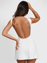 Load image into Gallery viewer, Backless Wide Strap Mini Dress