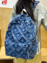 Load image into Gallery viewer, Star Denim Backpack Bag