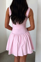 Load image into Gallery viewer, Decorative Button Square Neck Cami Dress