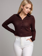 Load image into Gallery viewer, Johnny Collar Long Sleeve Knit Shirt