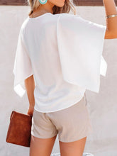 Load image into Gallery viewer, V-Neck Half Sleeve Blouse