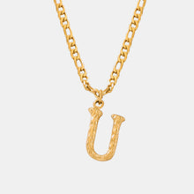 Load image into Gallery viewer, Titanium Steel Letter Pendant Necklace
