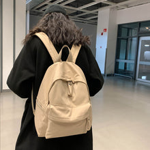 Load image into Gallery viewer, Zip Cotton Backpack Bag