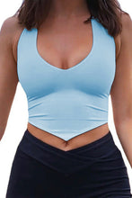 Load image into Gallery viewer, Backless Lace-Up Halter Neck Cami
