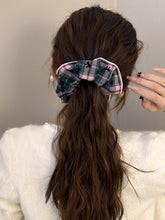 Load image into Gallery viewer, 3-Piece Plaid Contrast Elastic Hair Scrunchy