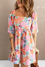 Load image into Gallery viewer, Printed Half Sleeve Mini Dress
