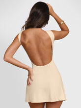 Load image into Gallery viewer, Backless Wide Strap Mini Dress