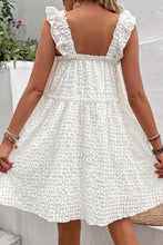 Load image into Gallery viewer, Ruffled Square Neck Wide Strap Dress