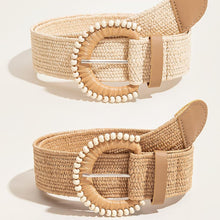 Load image into Gallery viewer, Bead Buckle Woven Belt