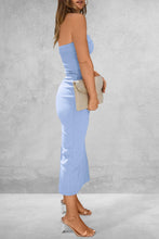 Load image into Gallery viewer, Slit Tube Midi Dress