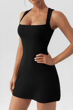Load image into Gallery viewer, Square Neck Sleeveless Mini Dress