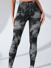 Load image into Gallery viewer, Tie-Dye High Waist Active Leggings