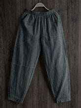 Load image into Gallery viewer, Elastic Waist Pants with Pockets