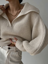 Load image into Gallery viewer, Johnny Collar Long Sleeve Sweater