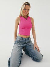 Load image into Gallery viewer, Round Neck Cropped Tank