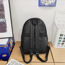 Load image into Gallery viewer, PU Leather Zip Backpack Bag