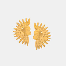 Load image into Gallery viewer, Titanium Steel Gold-Plated Earrings