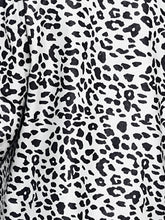Load image into Gallery viewer, Full Size Leopard Collared Neck Button Up Long Sleeve Jacket