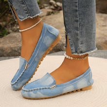 Load image into Gallery viewer, Round Toe Flat Loafers