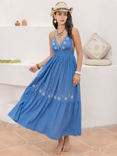 Load image into Gallery viewer, Printed Halter Neck Maxi Cami Dress