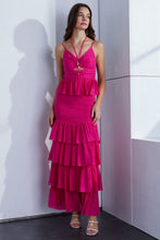 Load image into Gallery viewer, MUSTARD SEED Smocked Ruffled Layered Hem Dress