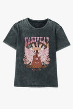 Load image into Gallery viewer, Graphic Round Neck Short Sleeve T-Shirt