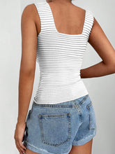 Load image into Gallery viewer, Square Neck Wide Strap Tank